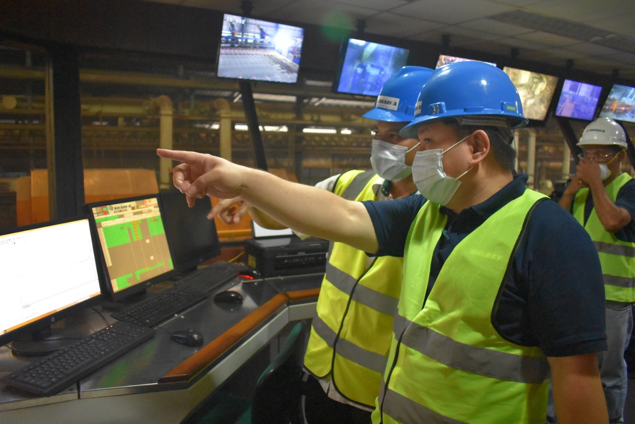 PABRIK BAJA BHIRAWA STEEL, JADI TUAN RUMAH VISITASI RESEARCH LABORATORY ROADSHOW OLEH I2RI