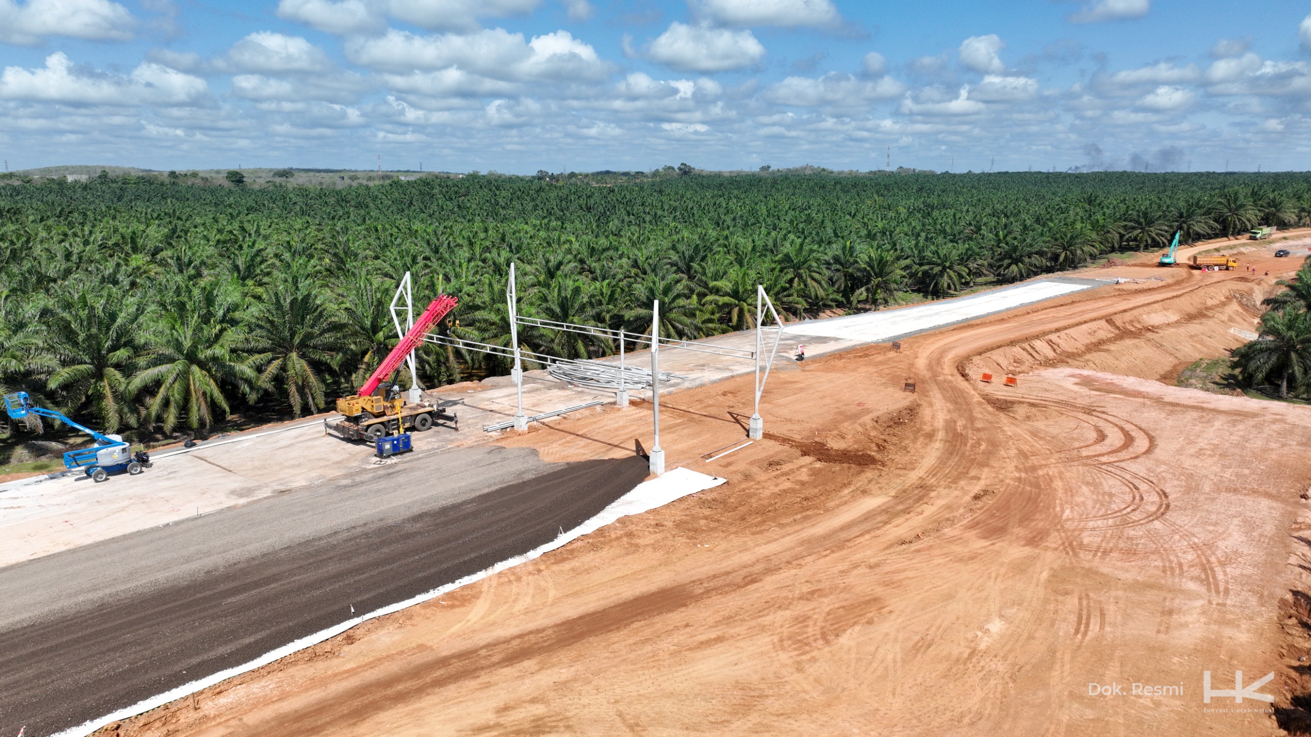 DUKUNG KETAHANAN PANGAN, HUTAMA KARYA CATAT PROGRES SIGNIFIKAN PROYEK JALAN TOL BETUNG-TEMPINO-JAMBI