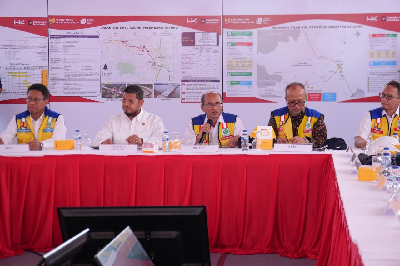 ANGGOTA DPR RI KOMISI V TINJAU PROGRES JALAN TOL PALEMBANG –BETUNG, DORONG PERCEPATAN KONEKTIVITAS DI SUMATRA SELATAN
